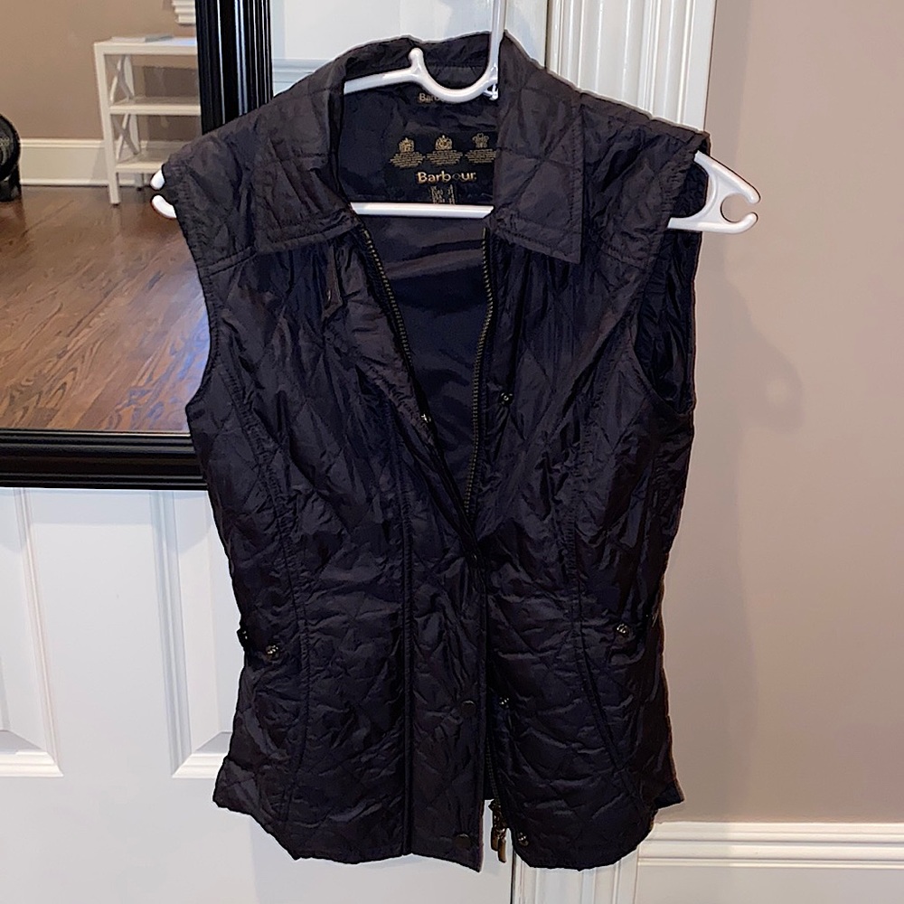 Women’s Navy Quilted Barbour Vest UK 8/ US 4